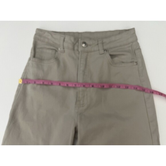 Divided H&M Women’s Jeans Wide Leg Size 6 High Rise Beige Denim Zipper/ Button - Picture 7 of 8